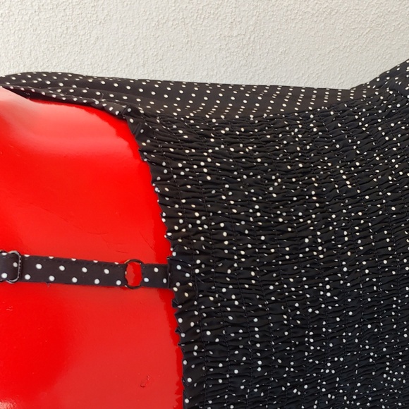 Women's High Waist Polkadot Dress in Black & White, 12 size - Picture 7 of 13